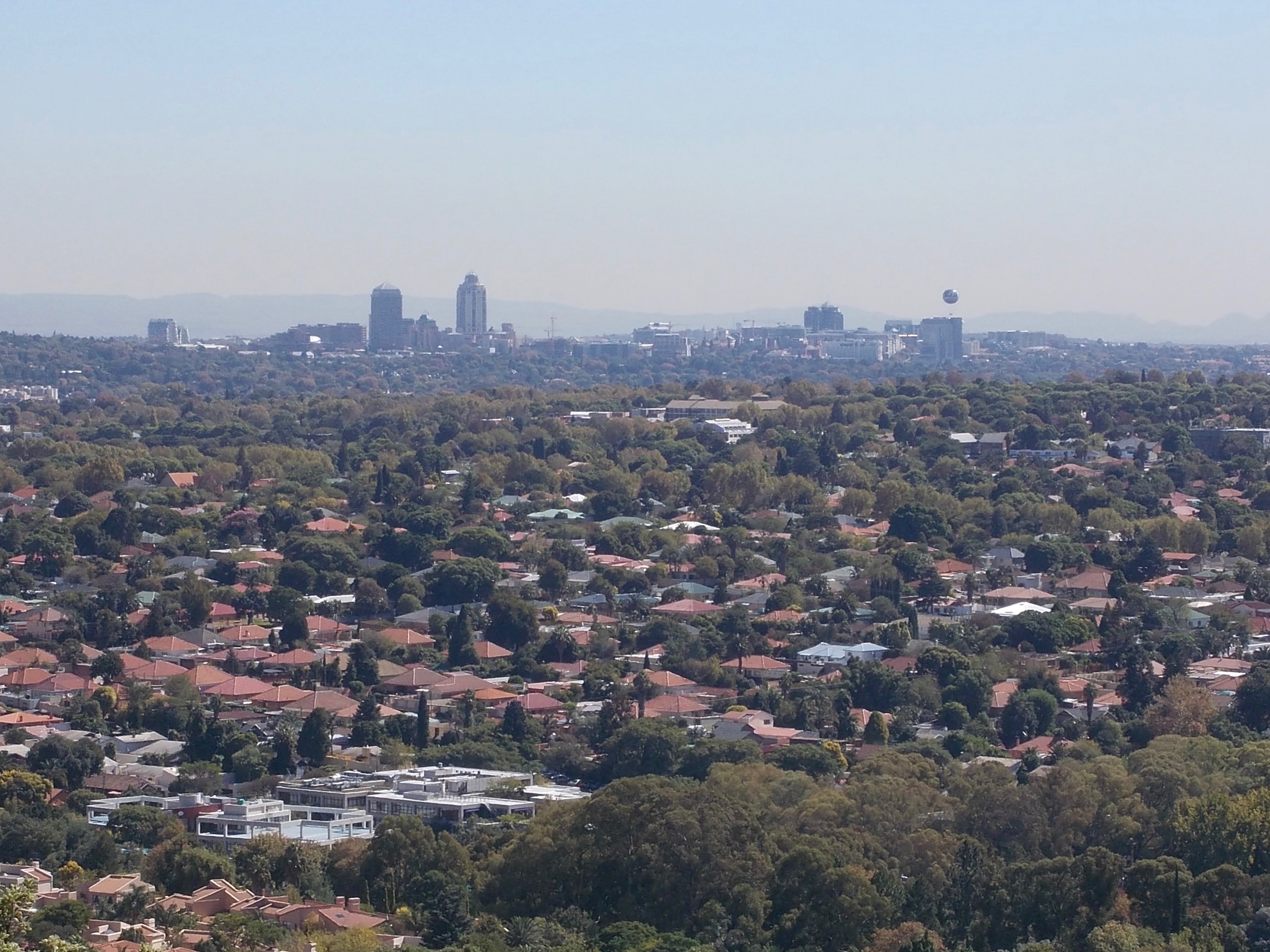 Sandton skyline from Kallenbach Drive - Heritage Portal - 2014.jpg ...
